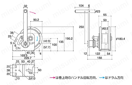 HDシリーズ(回転式) 外形図02