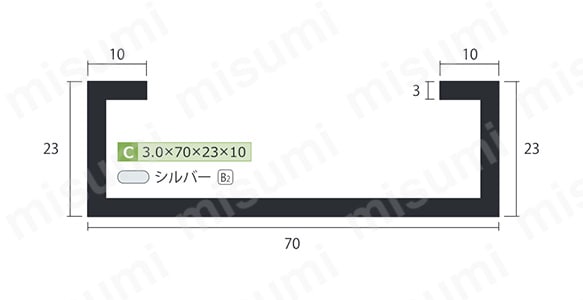 C:3.0×70×23×10