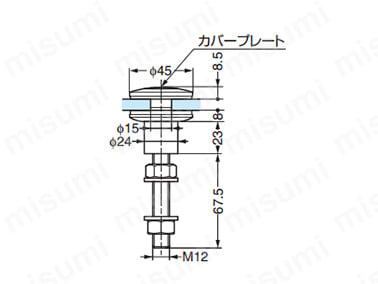 ポイントフィックス 750245VAM12 | スガツネ工業 | MISUMI(ミスミ)