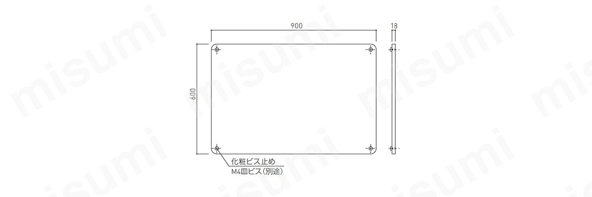 SK-407W-1Yの寸法図