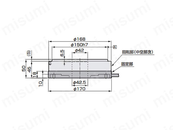 AX4009Tの外形寸法図
