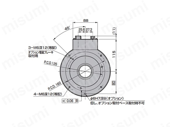AX4022Tの外形寸法図