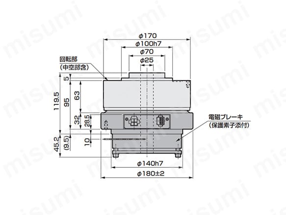 AX4022T - EBの外形寸法図