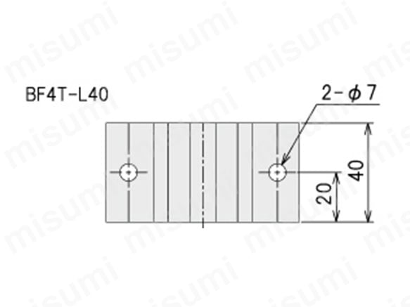 ベースフランジ40（Tロック結合タイプ）:関連画像