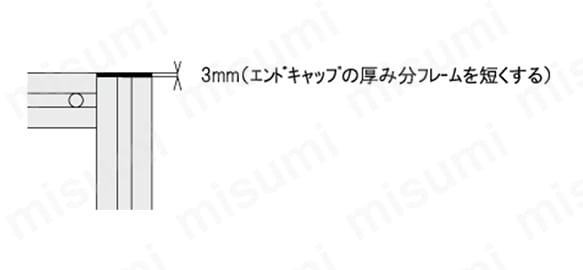 エンドキャップ152用 フレームキャップ:関連画像