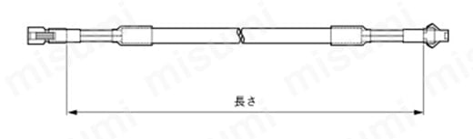 ケーブル OPシリーズ 太線延長ロボットケーブル 外形図