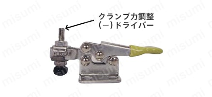 トグルクランプ ハンドル横型 クランプ力調整タイプ THL-10-A:関連画像