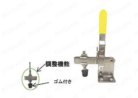 トグルクランプ ハンドル立型 TVL-50-A クランプ力調整タイプ:関連画像