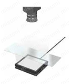 LEDフラット照明（拡散光） TH2シリーズ アクリル板の外観撮像使用例