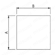 同軸照明用偏光板 PL-LFV3シリーズ 外形図