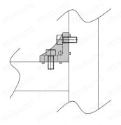 40角ダイキャストブラケット 使用例