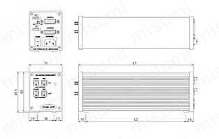 PWM制御電源 TPDPシリーズ 外形図02