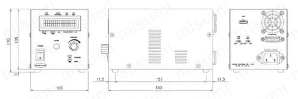 TPDS1-2450NCW | ストロボ電源 TPDS1型 | アイテックシステム | MISUMI