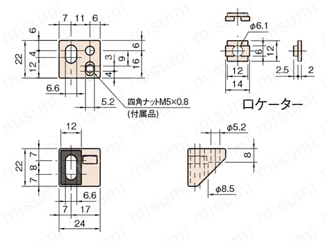 Line6・8 マルチブロックZN MBZ 外形図