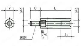 PPSスペーサー（六角） BSP-E/-WE/-FWE/-PW 外形図_07