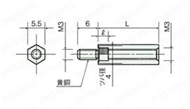 ジュラコンスペーサー（六角） BS | 廣杉計器 | MISUMI(ミスミ)