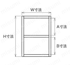 安全柵 3650 開き戸外形図