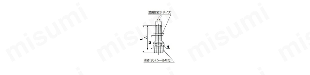 アダプタ：KQ2N（シール剤）:関連画像