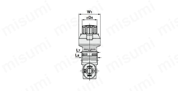 目盛付スピードコントローラ インラインタイプ AS-FS Series:関連画像
