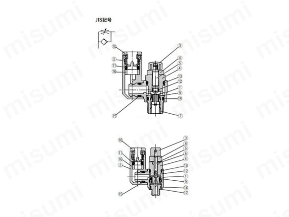 低速制御用スピードコントローラ ワンタッチ管継手付（樹脂ボティ） AS-FMシリーズ:関連画像