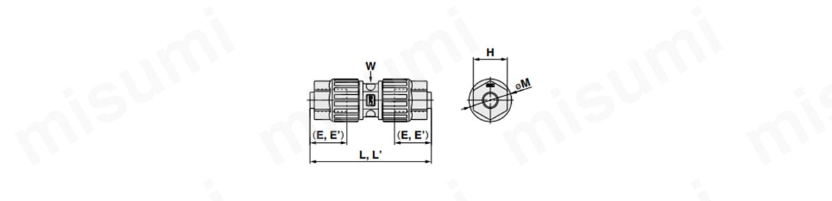 ユニオン：LQ3Uの外形図
