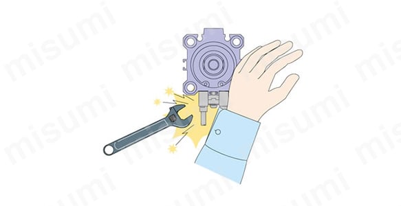 薄形シリンダ ロッド回り止め形 複動・両ロッド CQ2KWシリーズ | SMC