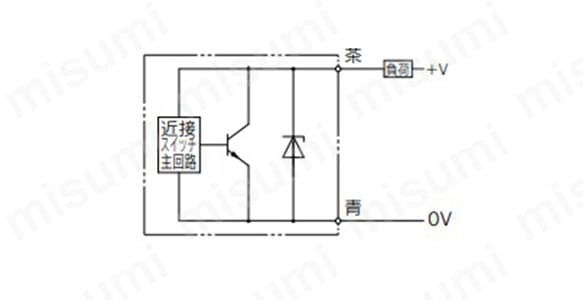 E2E-X2D1-N／2線式の出力回路図