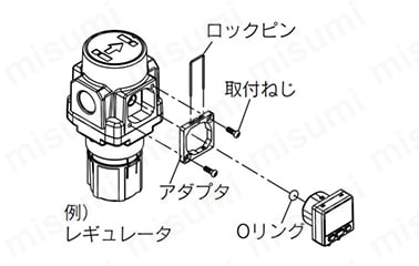 ISE35-R-25-M | デジタル圧力スイッチ（レギュレータ内蔵タイプ