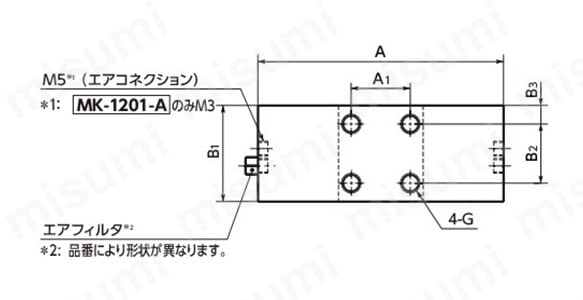 MKの寸法図