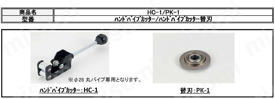 ハンドパイプカッター:関連画像