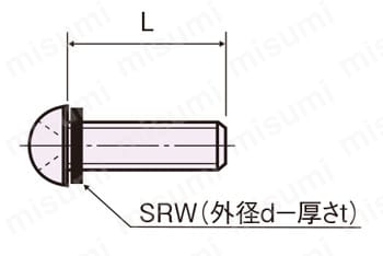 PPS小ネジ(十字穴付) PS?SR/PS?R 外形図01