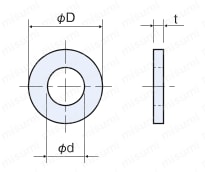 CNRワッシャー CNW 外形図