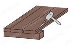 フロアー釘 使用例