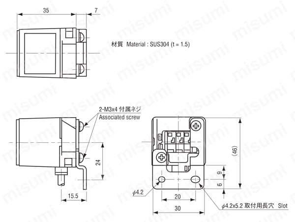 センサ分離型圧力表示器 使用例1