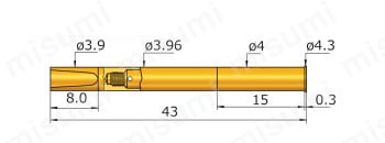 高電流プローブ HSS-150シリーズ 外形図4