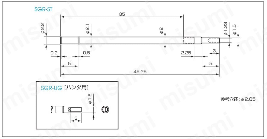 SG シリーズ 外形図02