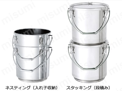 積み重ね式テーパー型吊り下げ密閉容器【TP-CTB-STA】