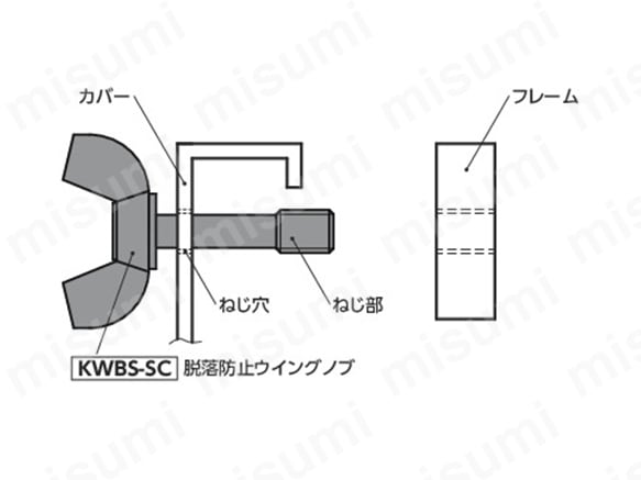 KWBS-SCの取り付けイメージ図