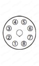 電子温度調節器【E5C2】 端子配置図