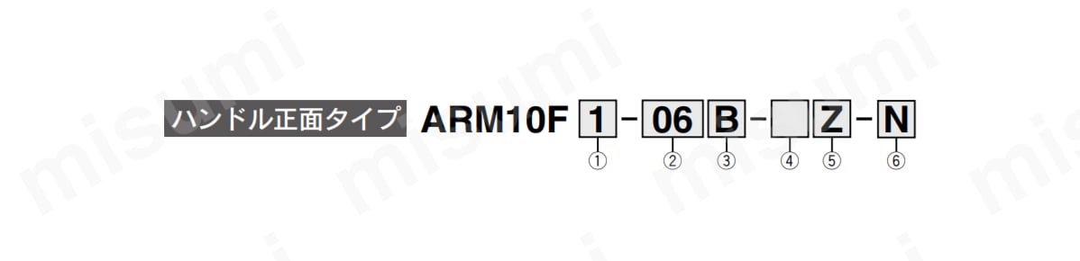 レギュレータ 単体仕様 ARM10シリーズ | SMC | MISUMI(ミスミ)