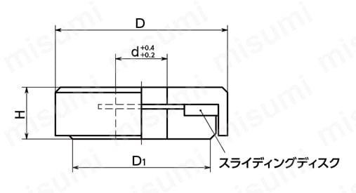 SABW/SABWS アキシアルベアリング付き座金 外形図01