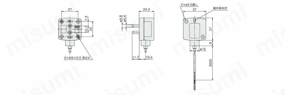 PSE550-28-A 微差圧センサ PSE550シリーズ SMC MISUMI(ミスミ)