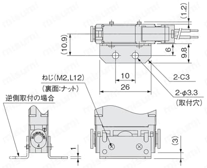 高速弁 K2シリーズ 外形図3