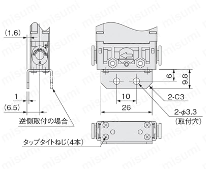 高速弁 K2シリーズ 外形図4