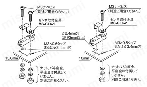 MS-GXL15 | センサ用取付オプション （GXL/GX/GL） | Panasonic