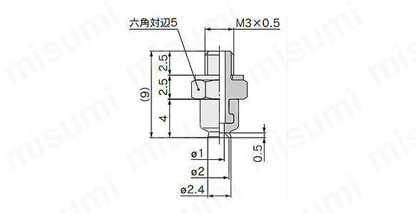 ZP2-TB02MU□-A3の寸法図