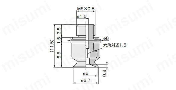 ZP2-TB06MU□-H5の寸法図