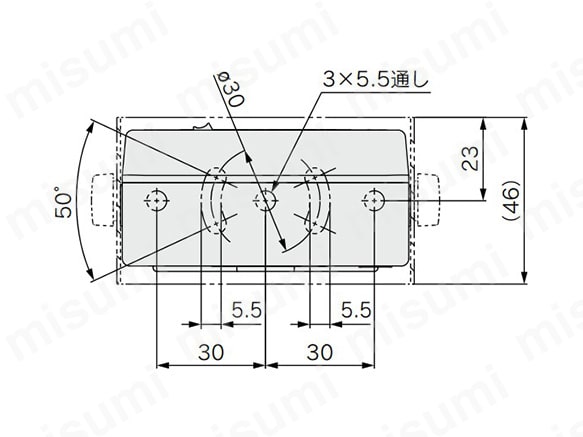 IZF10／IZF10Rシリーズ（上部）の寸法図