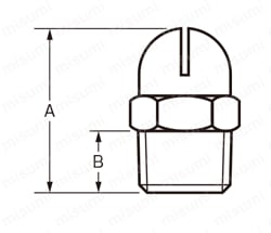 空気・蒸気タイプ スプレー K-19 外形図01