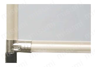 φ28 イレクターパイプ パネルキャッチAパイプ HPEA-4000 使用例
